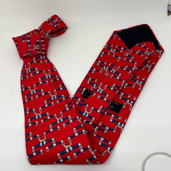 EUC Vintage Brooks Brothers Horse Bit Tie - Picture 3 of 7